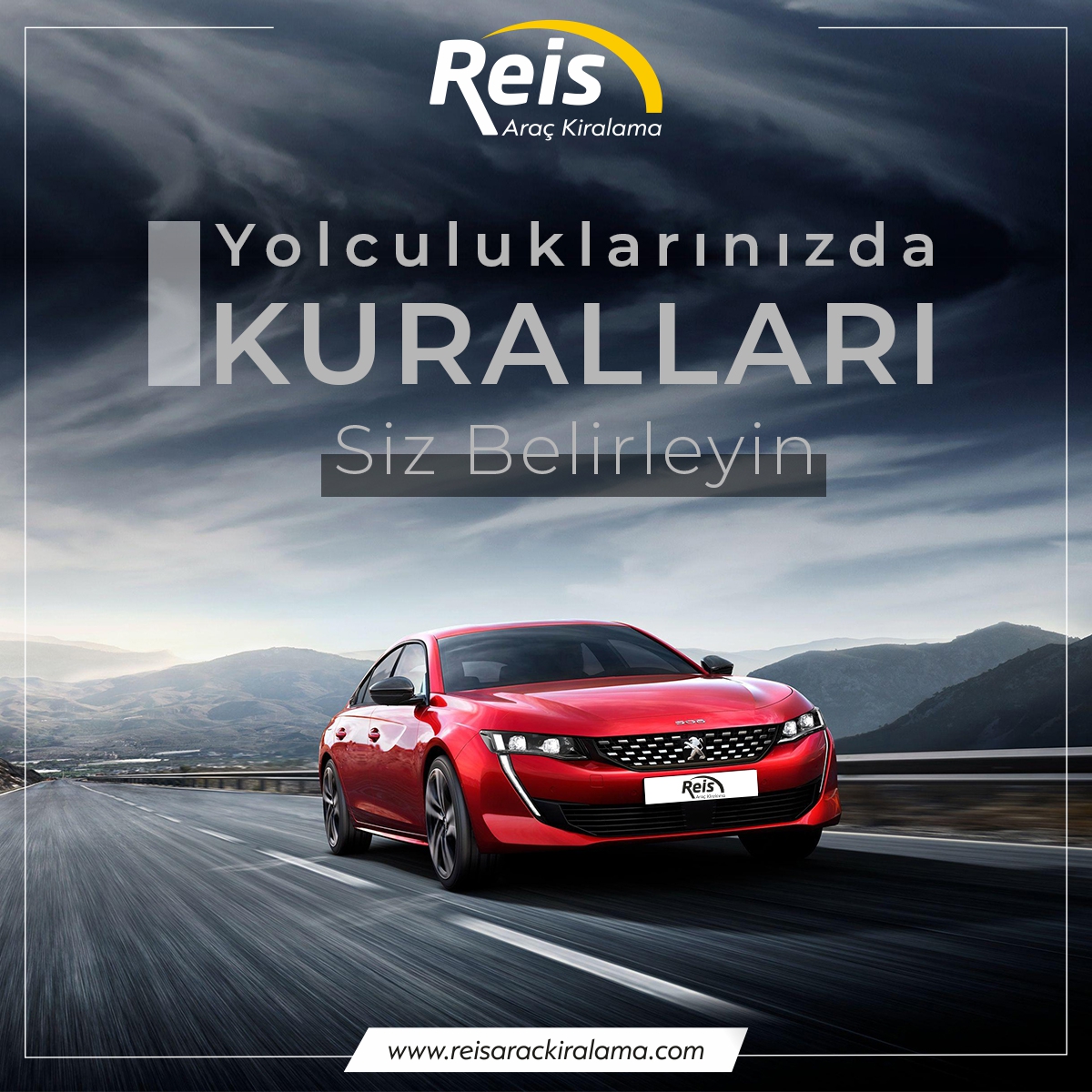 Yolculuklarınızda kuralları siz belirleyin.
#Reisaraçkiralama #Rentacar #Araçkiralama #Carrental #Yolculuk
