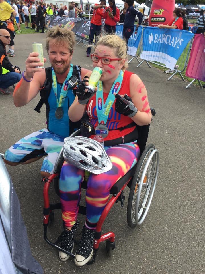 coynes's tweet photo. Anything is possible. As long as there is gin at the end ;) ❤️ #triable @HannahPopsy Still one of my favourite events pal x https://t.co/dUehiuF8w0