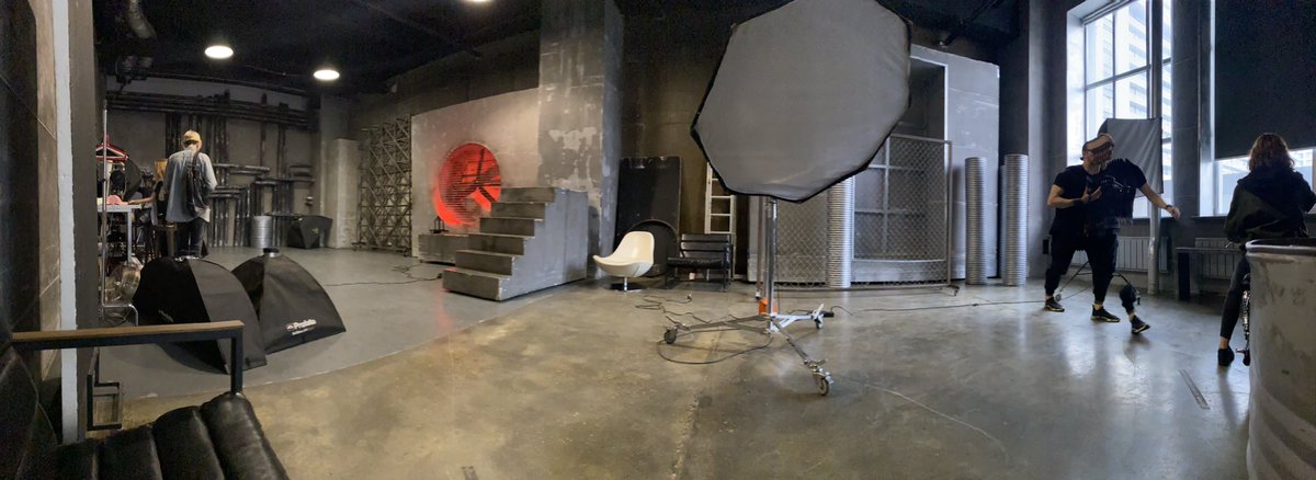 Вообщем давно хотел выкладывать панорамы залов фотостудий с хэштегом: #панорамозал 2021 август Кросс студия зал: Цех