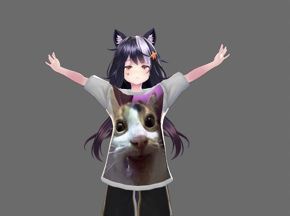 UNREALGRL's tweet photo. feeling cool :) #vtuber #skunktuber https://t.co/SXiziEwuHF