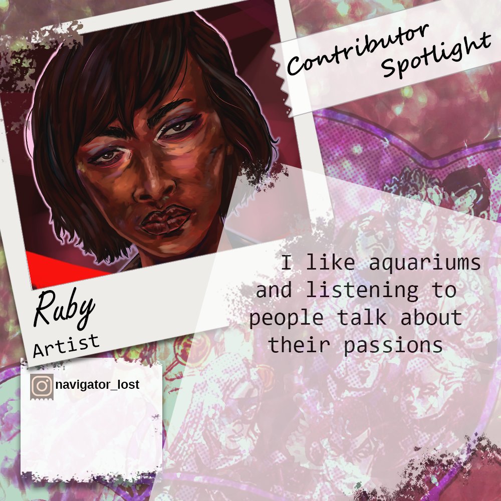 Ephemeral Zine on Twitter "Our next contributor is navigator_lost ! 💜🖤