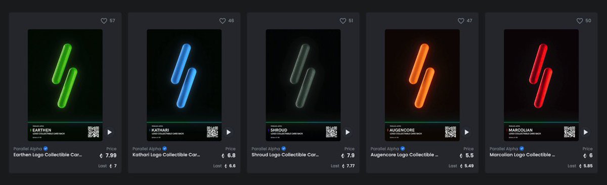 nosleepjon's tweet photo. Some alpha on @ParallelNFT, broken down for you:
- Airdrop to paraset holders announced 
- Snapshot TBA
- Parasets defined in 1st pic
- Likely different drop for each paraset (2nd pic)
- Least amount of cards to complete paraset -> 5 PD1 logo card backs ~35 eth at current prices https://t.co/5ZqqbaexeO