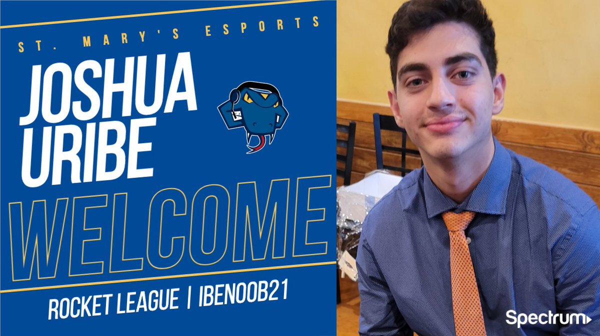 St. Mary's Esports (@stmuesports) on Twitter photo Roster Announcement: Joshua Uribe!
🔹 Major: Computer Science
🔸 Team: Rocket League
🔹 In addition to Rocket League, Joshua loves to play soccer!
#FangsOut | <a href="/StMarysRattlers/">St. Mary's Rattlers</a> Roster Announcement: Joshua Uribe!
🔹 Major: Computer Science
🔸 Team: Rocket League
🔹 In addition to Rocket League, Joshua loves to play soccer!
#FangsOut | <a href="/StMarysRattlers/">St. Mary's Rattlers</a>