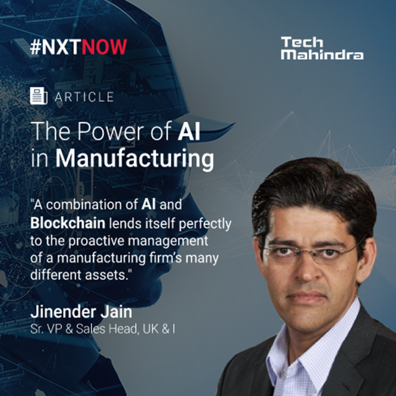 tech_mahindra's tweet photo. The acceleration of #digitaltransformation initiatives by businesses across industries has been a notable consequence of the recent pandemic
Jinender Jain Sr. VP & Sales Head, UK & I shares his insights in this article - https://t.co/p9eH0UOGxP
#TechMInUK #Manufacturing #NxtNow