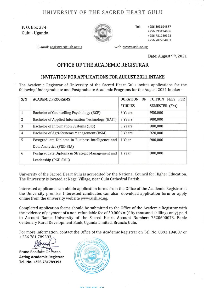 STUDY OPPORTUNITY #USHG