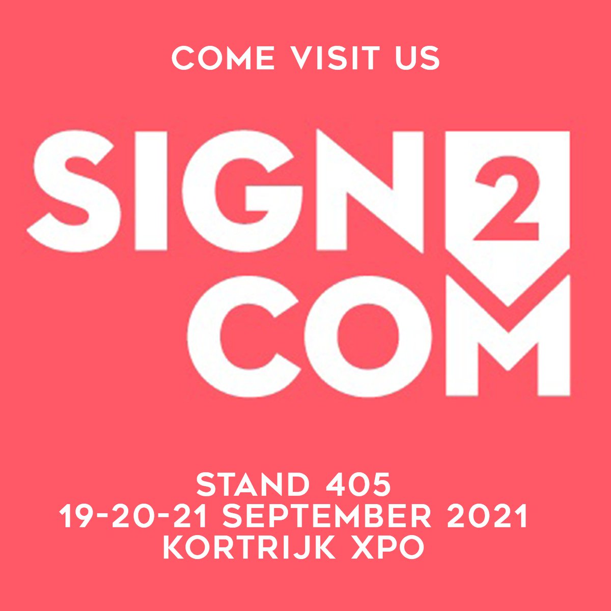 DimixBenelux's tweet image. Kom je volgende maand ook naar Sign2Com in Kortrijk? Vergeet dan zeker niet bij onze stand binnen te stappen! Je vind ons op stand 405! Ontmoeten we je daar? Meer informatie en registreren kan hier: bit.ly/2V3bsl2 

#sign2com #kortrijk #beurs #sign #september #dimix