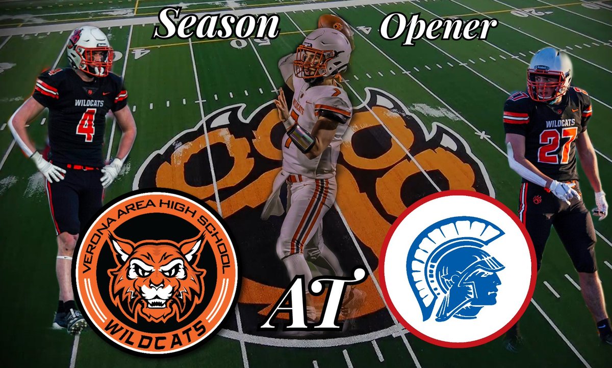 ⭐ GAMEDAY!! ⭐

🏈 Verona at Kenosha Tremper

📍At Ameche Field, Kenosha

🚨 Season Opener 

 #allgasnobrakes 

#catzbyamillion 🐅 

#wisfb