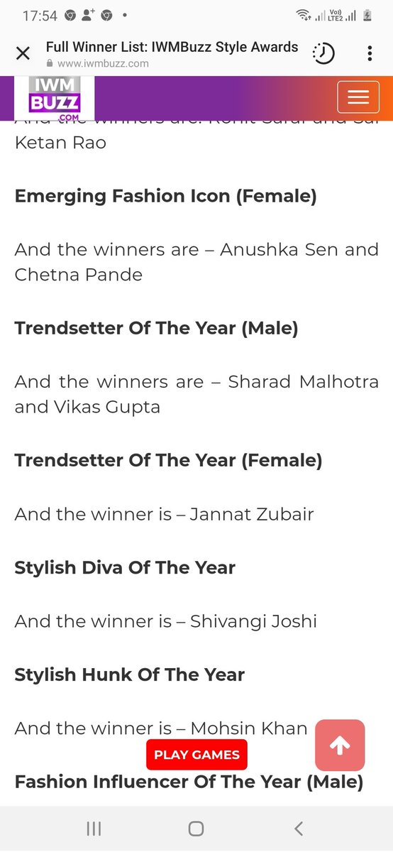 Congratulations #SharadMalhotra #SsharadMalhotra @SHARADSMALHOTR1 for winning 'Trend Setter of the Year' in #styleawards 😍😍😍❤ @iwmbuzz Thank you to whosoever voted for him👍😘