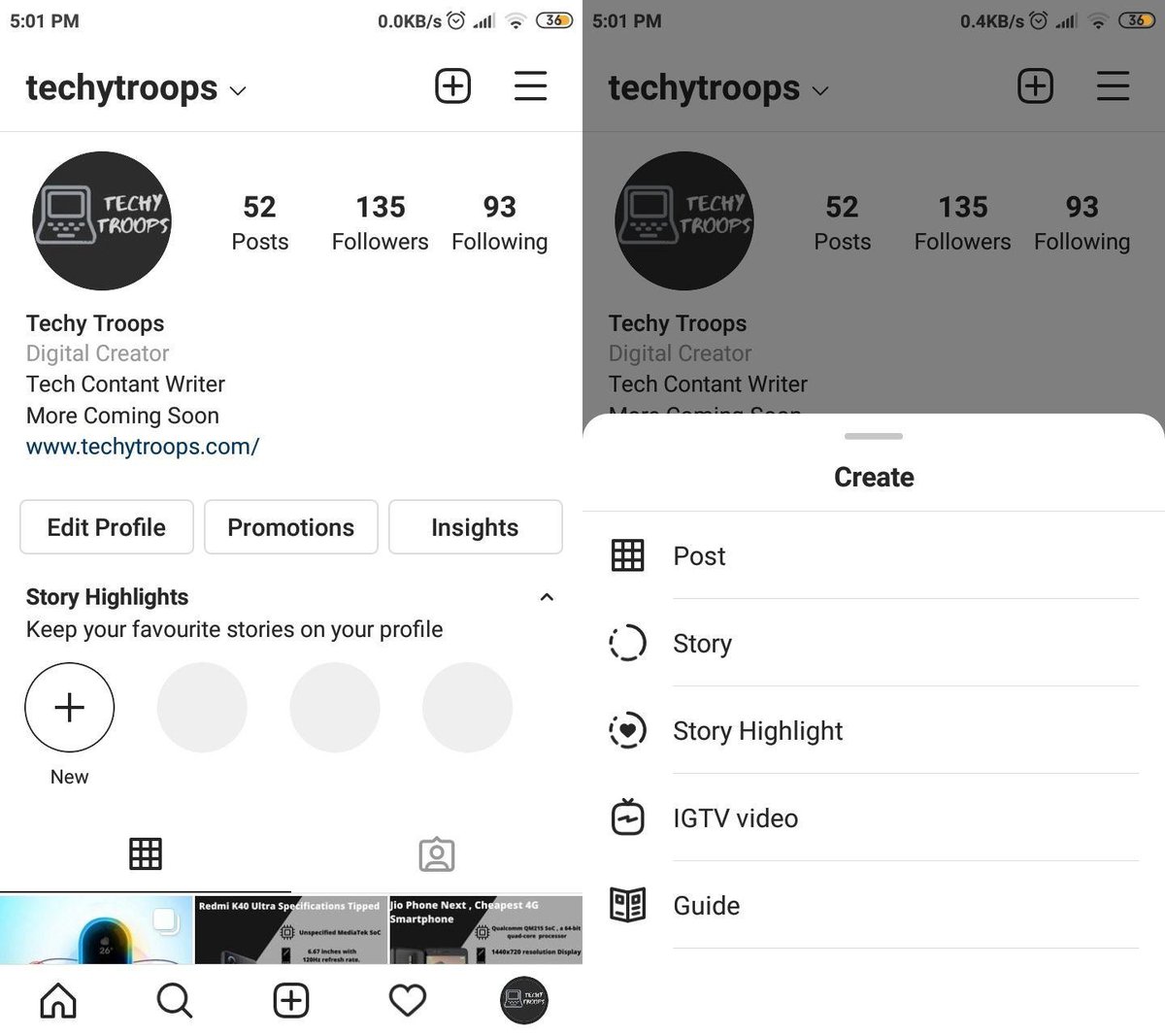 TechyTroops's tweet photo. @instagram My Instagram Profile Not Showing reels option . i don't know why , please fix this issue i tried everything but nothing help i also report problem in app but this issue not resolved 
please fix this issue 

thank you 

#instagram #instagrambug https://t.co/1HRc8zsboa