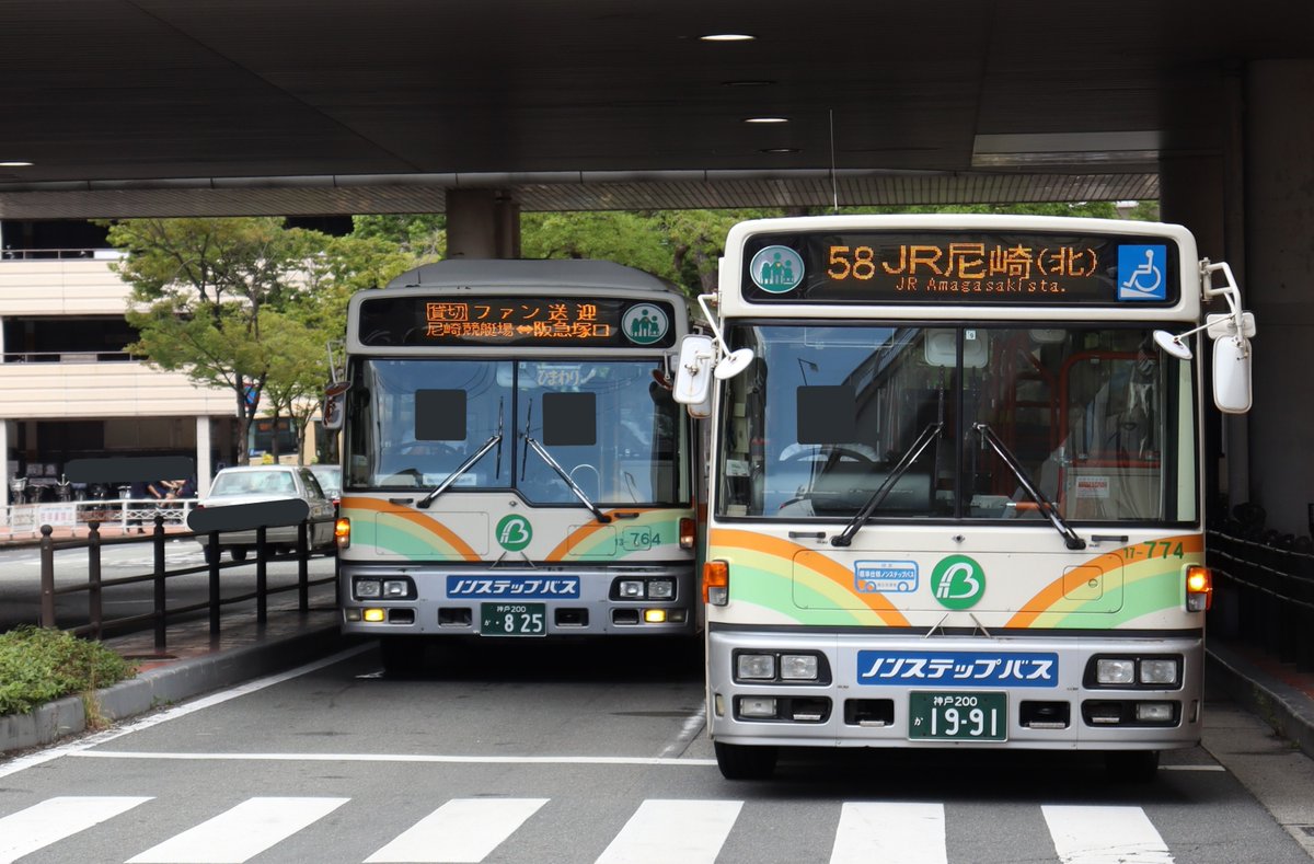 阪神バス 17-774(塚口) 2006年式 PK-JP360NAN (神戸200か19-91) 元