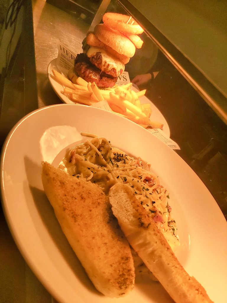 Burger or Pasta kind of day? Loads of delicious other dishes to choose from
