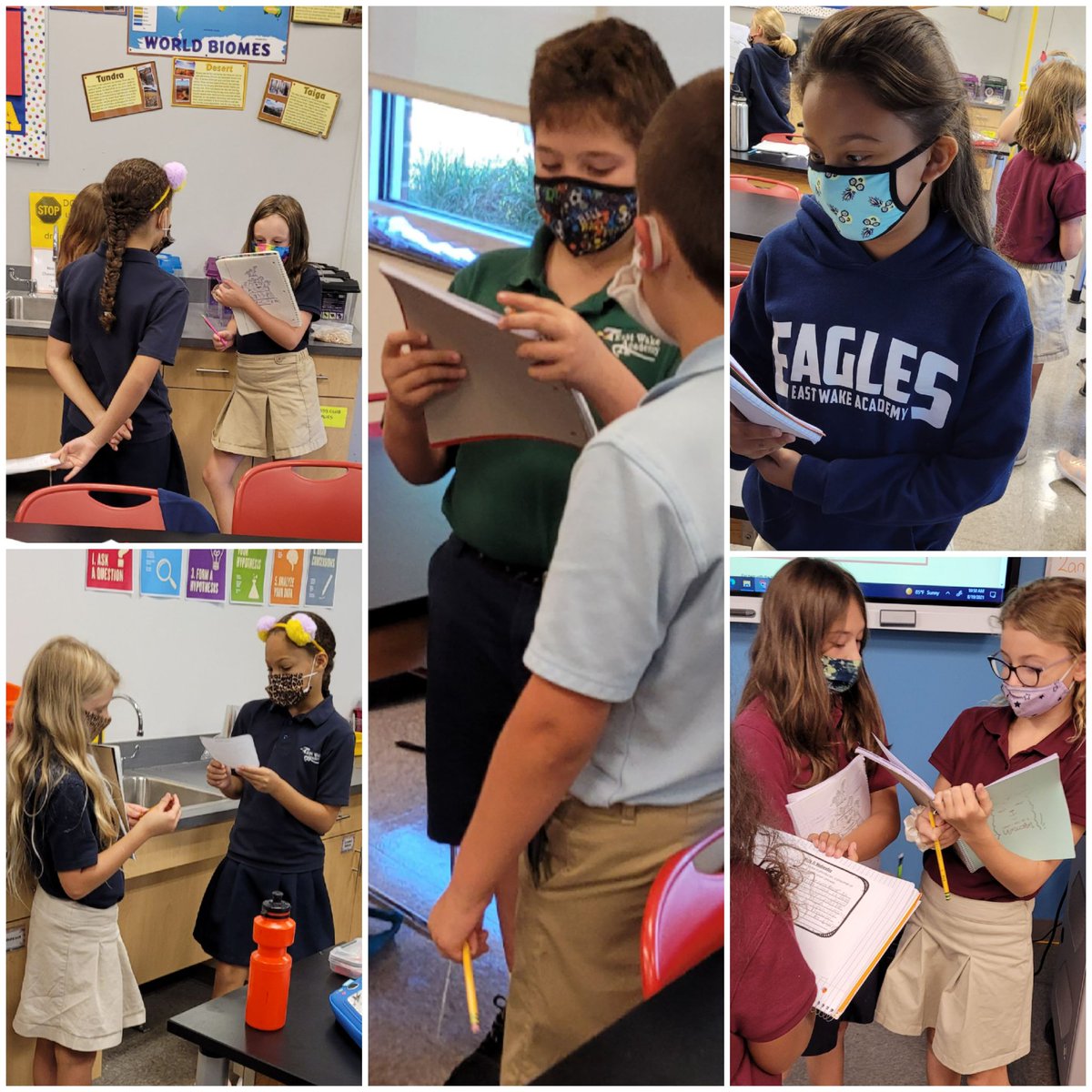 LittleLeaders4's tweet photo. Sharing their responses...Would you rather be a producer, consumer, or decomposer? ❤ their reasoning...esp for being a decomposer! #VocabBuilding #BuildingConcepts #RowTheBoatEWA #RockingQ1 #Ecosystems https://t.co/NUmMcoMTSo