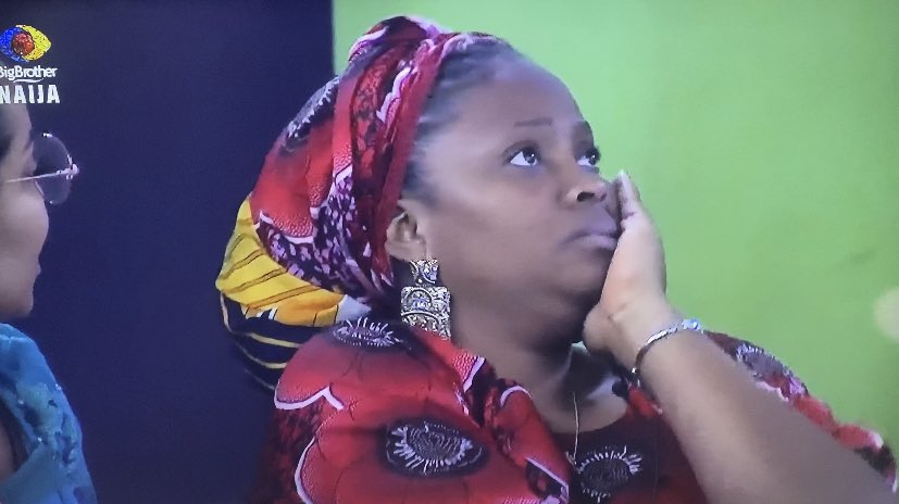 PretyFrancoise's tweet photo. I hope Biggie keeps his promise and not evict anyone sha ...this one he dodged Maria’s question like this haa #BBNaija https://t.co/palXd5705R