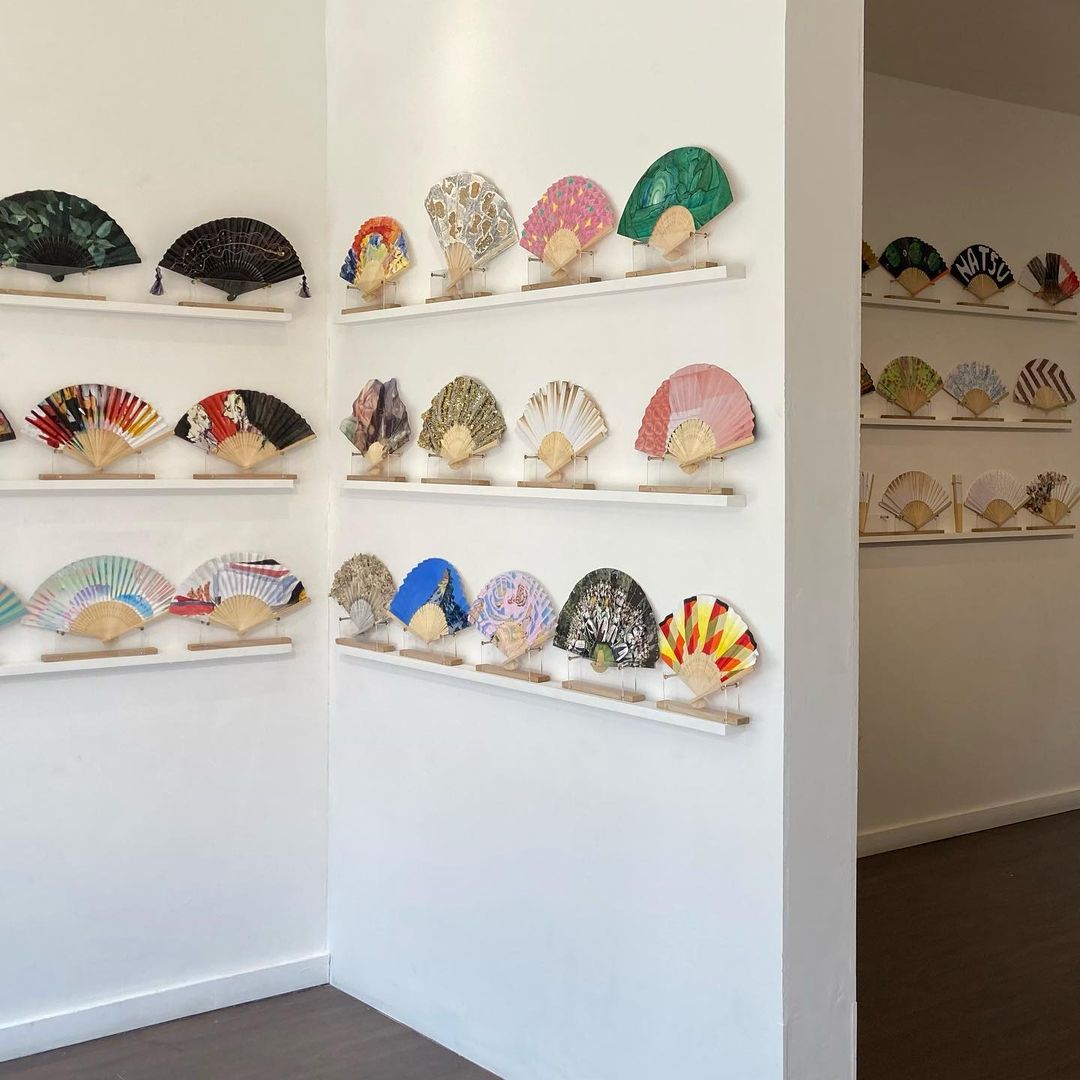 Louisa_Chambers's tweet image. I've made a contribution to @White_Conduit Pacific Breeze II show titled 'Harlequin' to raise funds for Blue Marine Foundation. See the gallery website for more info! #pacificbreeze #painting #object #paperfan #artcollector