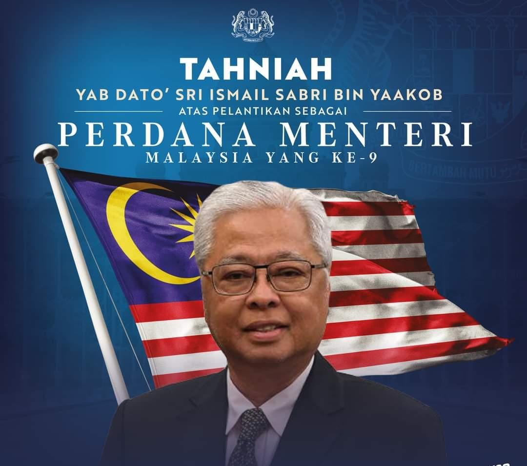 TnIsmeth's tweet photo. Tahniah YAB @IsmailSabri60 atas pelantikan sbg Perdana Menteri Malaysia ke9.. #Merdeka21 https://t.co/yXlebZ5Q0q