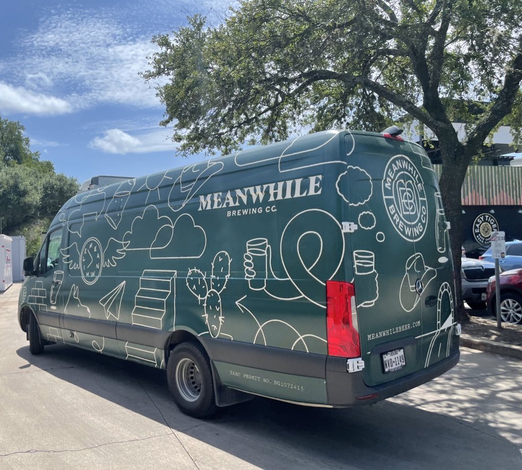 Oh, hey there @meanwhilebeer … thanks for getting us stocked up for the weekend. #slowdownstayawhile #ATX #CraftBeer