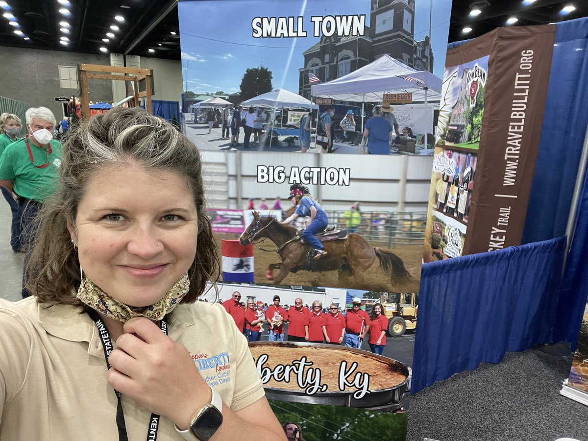 liberty_ky's tweet photo. The #kentuckystatefair is off to a great start. Be sure to stop by and see us at the Pride of the Counties through August 29th! #kytourism #travelky #findingliberty #kystatefair #statefair #caseycounty https://t.co/qxRUcT5aTD