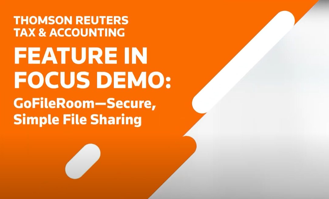 TRTaxAccounting's tweet photo. This Friday’s Feature in Focus: Simplify document sharing and ensure data security when you use the client portal sharing feature, available in GoFileRoom. 

Watch video: https://t.co/f1N1CvN9O7 https://t.co/eXC5tpJV5d