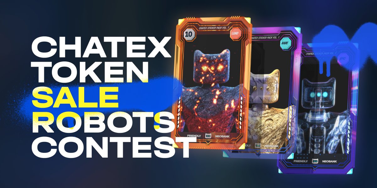 Chatex_bot's tweet image. 1/2
🏆WIN AN #NFT TO WIN A #TESLA 🏆

#Chatex is raffling 6 NFTs from our collection! Every NFT owner has a chance to win a Tesla!

$CHTX #99NFTChallange #TokenSale_Robots

👮Rules: chatexen.medium.com/chatex-token-s……
📅Duration: 08/20 - 09/07
🤖Prize pool: 6 NFTs

Basic entries below 👇