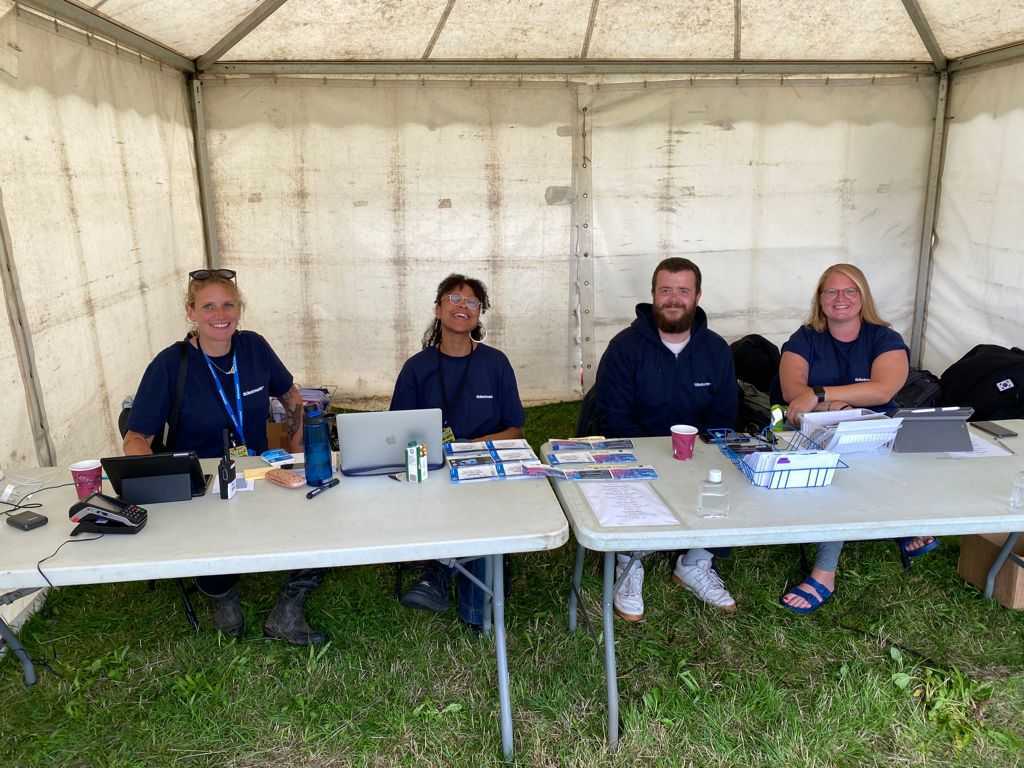 All smiles from our Box Office team @rewindfestival 🙂 #outdoorevents #liveevents #boxofficelife #onsite #festivals