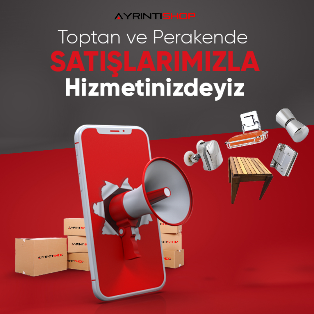 Toptan Ve Parakende Satışlarımızla Hizmetinizdeyiz

👉ayrintishop.com

#yapımalzemeleri #duşakabin #duşakabinaksesuar #camdonanımsistemleri #eticaret #ayrıntıshop