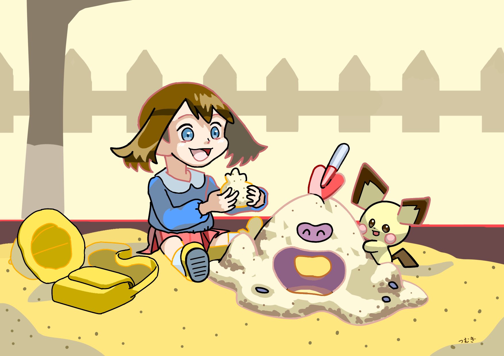 糸由 紬 砂遊びｯ ポケモンイラスト つむぎのらくがきちょう T Co Wdqmfl2xrs Twitter