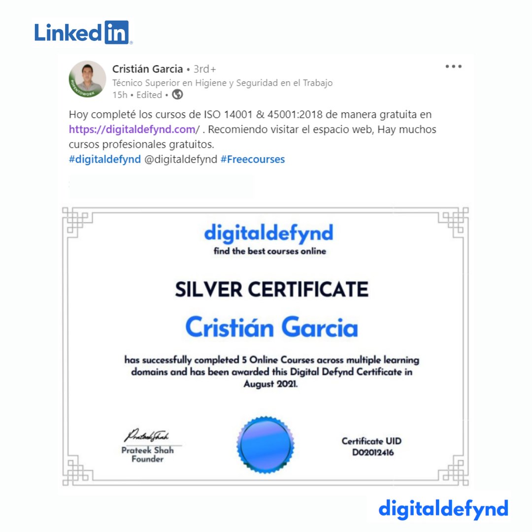 Digital Defynd On Twitter Felicidades Cristi n Sigue Aprendiendo