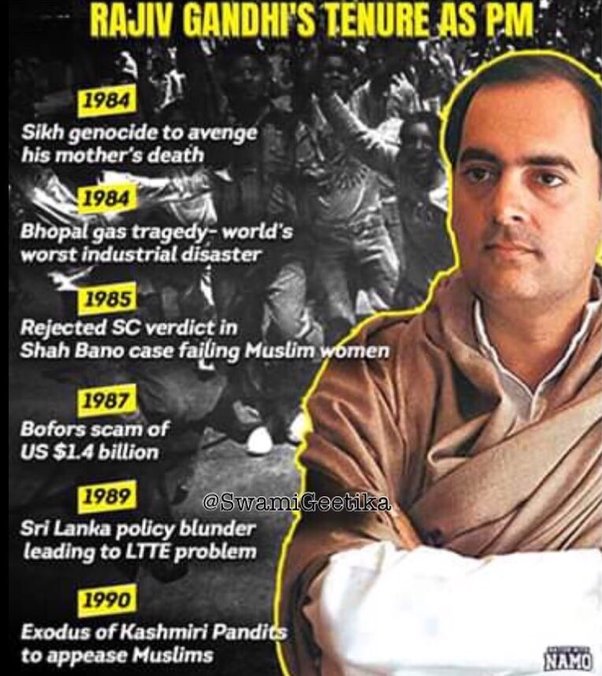 Happy Birthday Rajiv Gandhi 