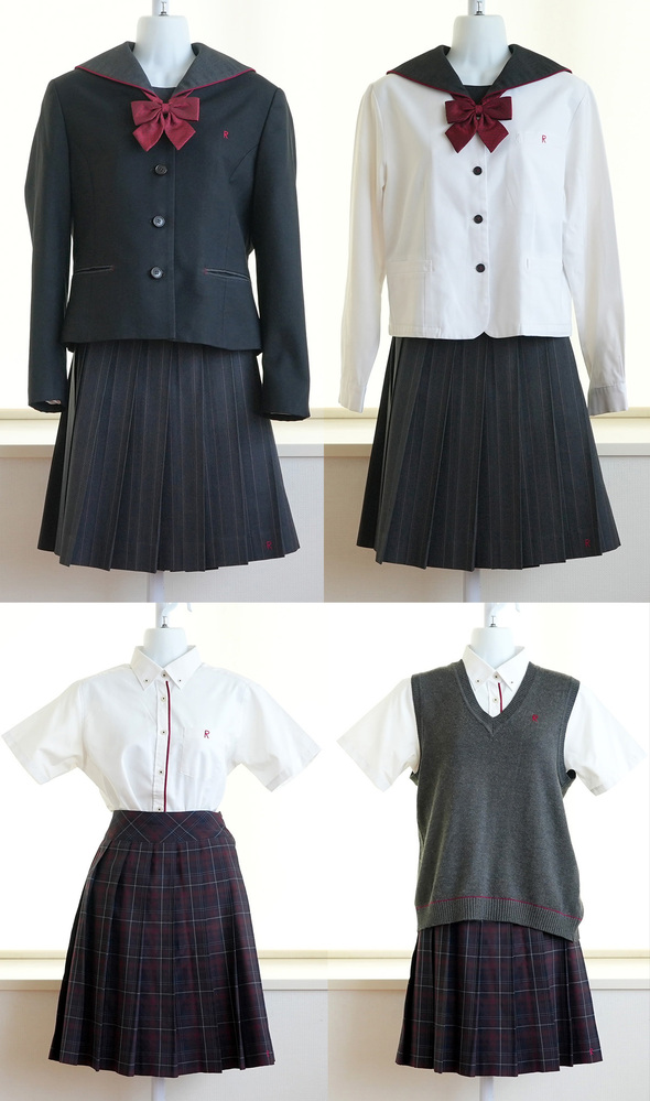 立命館慶祥高等学校制服、春夏秋冬用