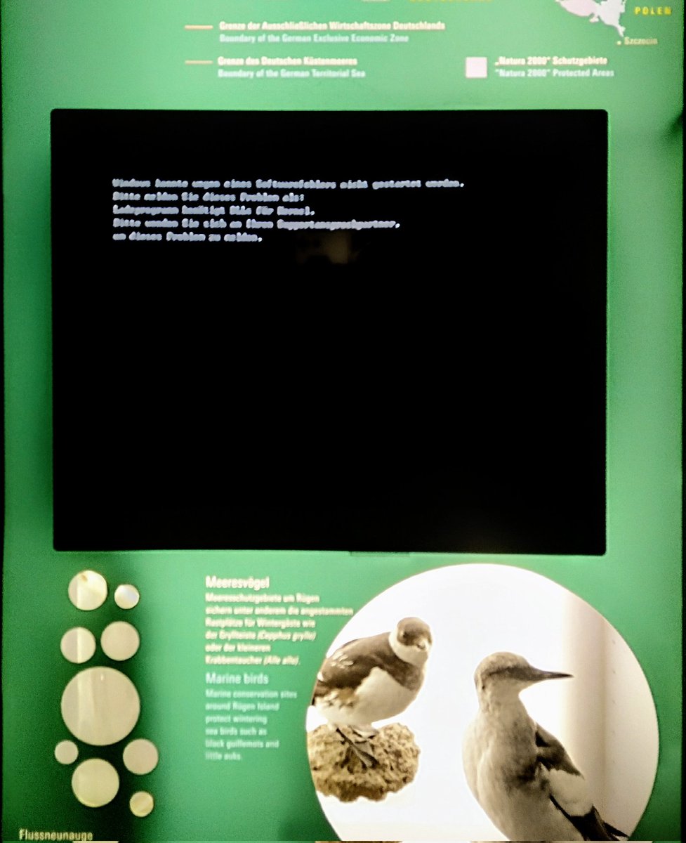 fxworldde's tweet photo. Leider nicht die einzige Anzeige, die im #Ozeaneum #Stralsund nicht funktioniert. Bleibt nur die Frage ob das Personal zum warten fehlt oder das #monitoring zum Finden der Fehler. https://t.co/TGZaofeZGt