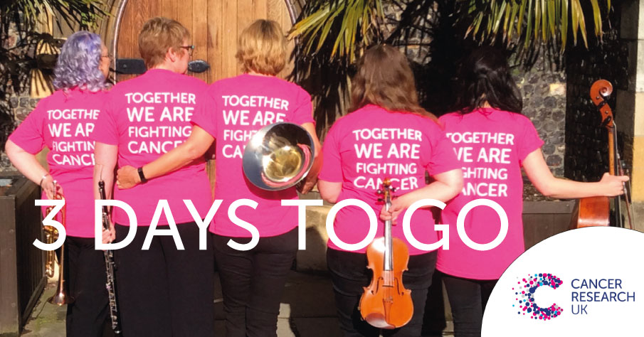 AllWomenOC's tweet photo. 📌 3 more days to go until our concert of live music from stage &amp; shows for @CR_UK  Head out and join us 3pm this Sunday, St Andrew's Hall #Norwich. @EnjoyingNorfolk @NorwichNow @atnorfolk @NorfolkLibs https://t.co/4pyfD4FaHa