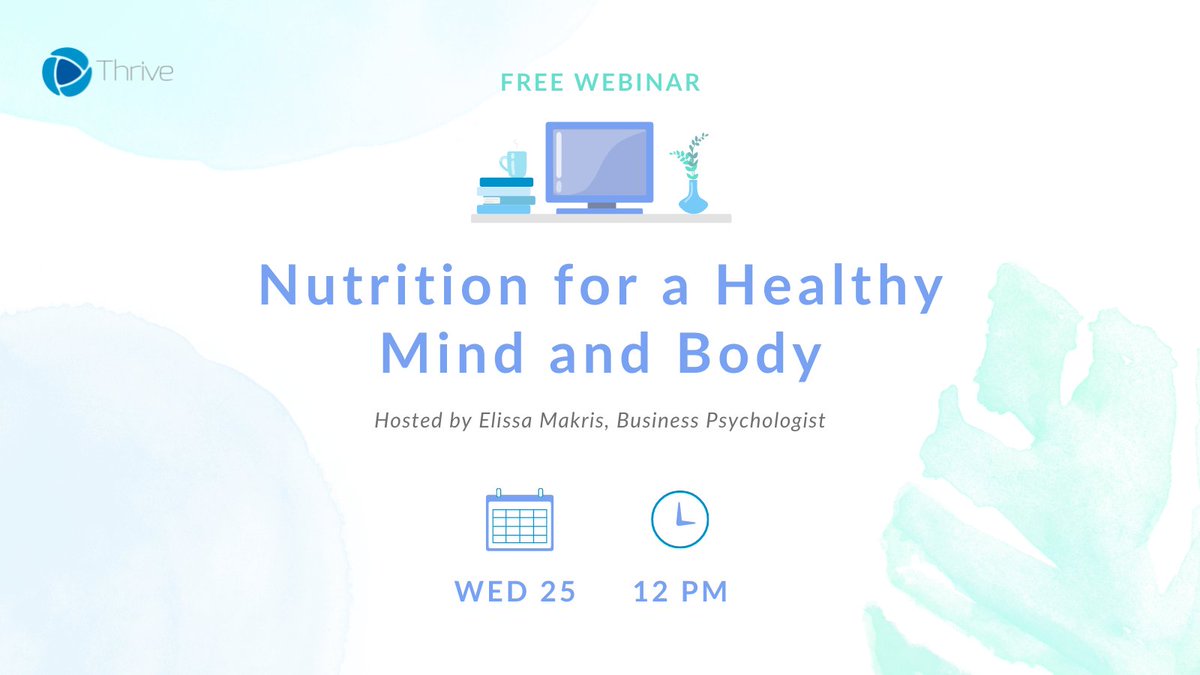 Did you know that nutrition is linked to our mental health as well as our physical health? Learn more at our next webinar event next Wednesday - spaces are filling up fast so sign up now to secure your space! ⬇️
bit.ly/3m4YVsn

#webinar #training