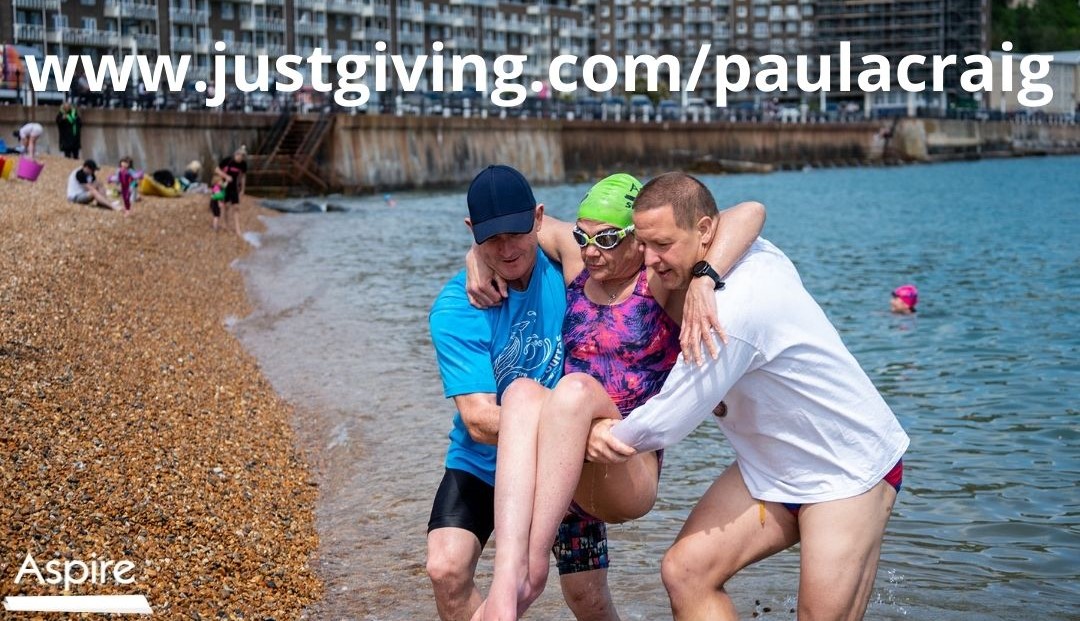 AspireCharity's tweet photo. At 10pm tonight @craig_paula will set off with the Aspire Mutts in her attempt to become the first person with a complete #SpinalCordInjury to swim the Channel without a wetsuit. Stay tuned to our social media channels for regular updates! 

Sponsor Paula: https://t.co/W10YP1zhQq https://t.co/2zlZRLJ0NY