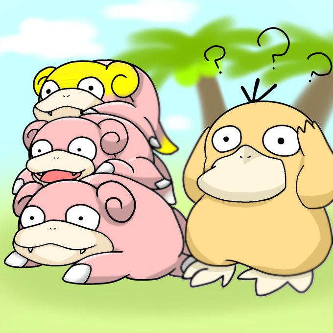 ヤドンのtwitterイラスト検索結果