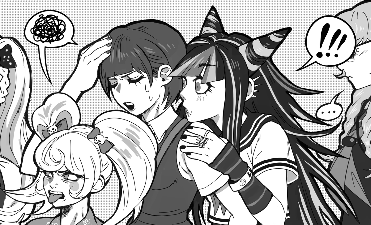 valentitans's tweet photo. 👀 👀 👀
#komahina #sdr2 #danganronpafanart https://t.co/dmKISKxZIM