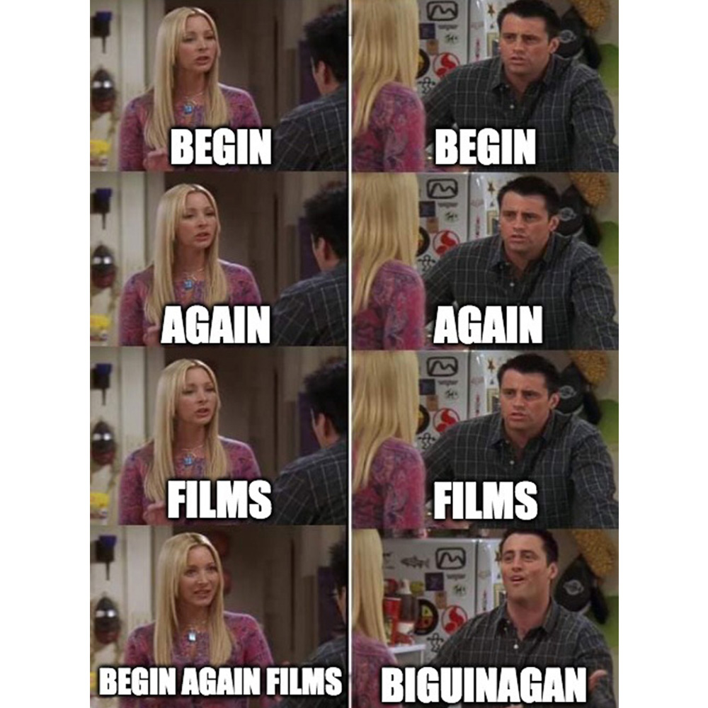 beginagainfilms's tweet photo. Nos sentimos un poco como Phoebe en la distribuidora. 
Por eso, respondemos al nombre  de #LasBeginners.

#BeginAgainFilms #Friends https://t.co/CXvX1aPlDA