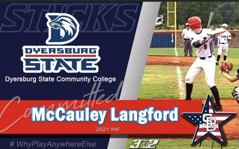 I’m glad to finally be at my home for the next couple years. I’d like to thank <a href="/Brewsterc29/">Chase Brewster</a> <a href="/SABAHalter18/">Shane Halter</a> and <a href="/DSCCBaseball/">Dyersburg State Baseball</a> for giving me this opportunity.