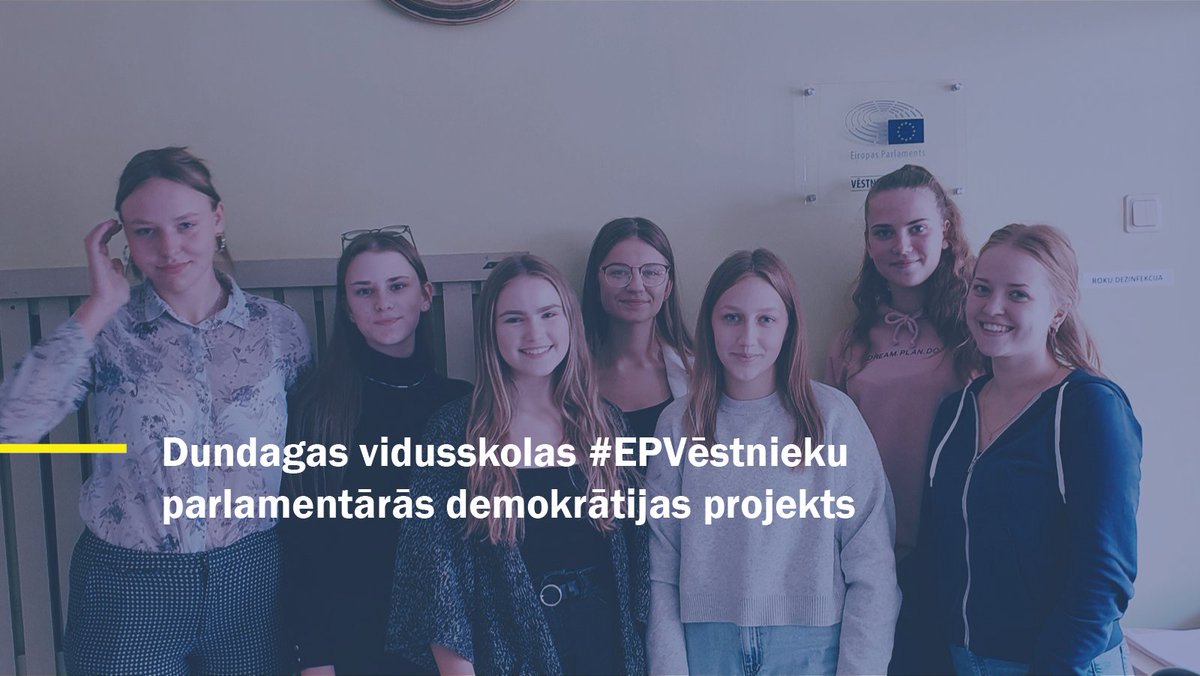 Vai spēj nosaukt visas četras parlamentārās demokrātijas varas dimensijas? Atbildes meklē Dundagas vidusskolas #EPVēstnieki projektā par 🇱🇻 un 🇪🇺 parlamentārajiem procesiem. 
📌 Ieskaties: eptwitter.eu/projekti