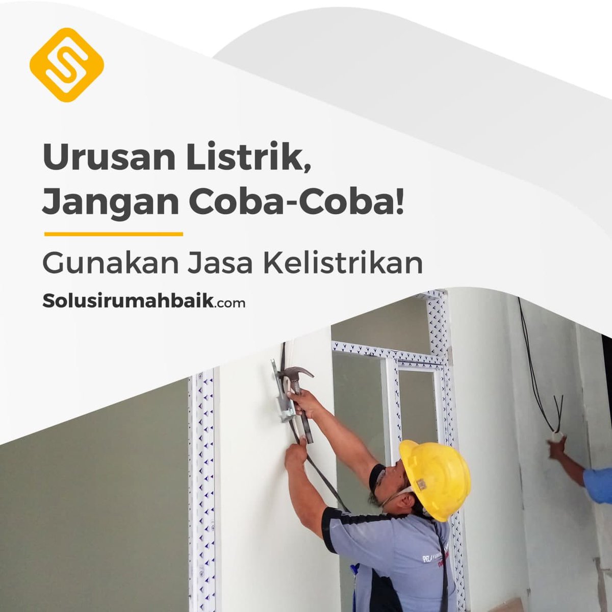 Solusirumahbaik's tweet photo. instalasi listrik kami solusinya 
#tokolistrik #cctvgarut #accespoint #cctvjabar #tokolistrikmurah #serviceac #tokolistrikonline #panellistrik https://t.co/QshXHYd6XU
