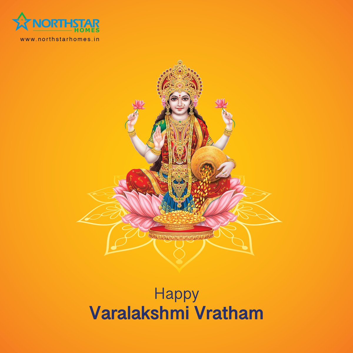 _northstarhomes's tweet photo. Happy #Varalakshmivratham from Northstar Homes Family. https://t.co/AHiImFp7AC