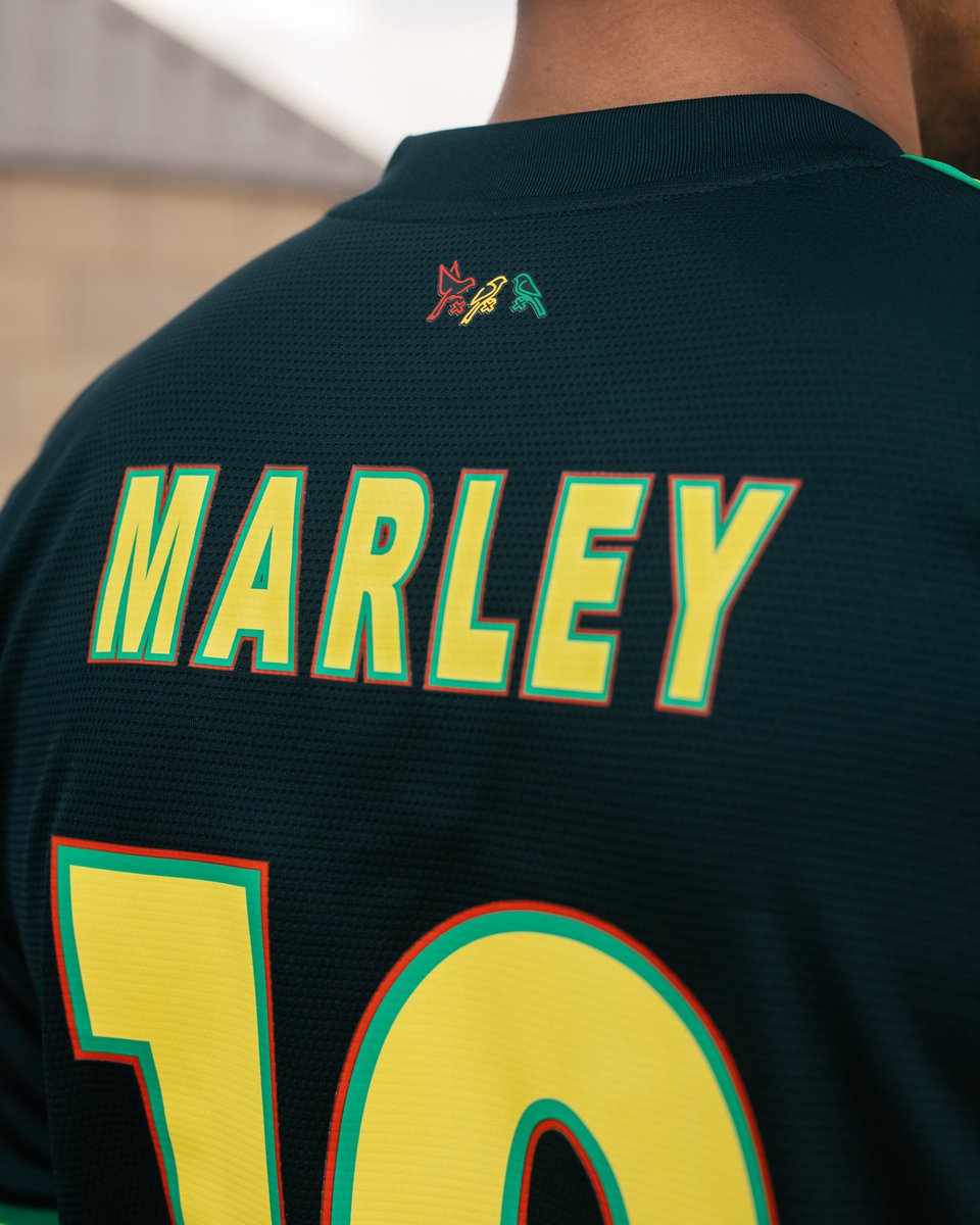 SoccerBible's tweet photo. ❤️💛💚 adidas and @AFCAjax unveil the club's 21/22 third shirt, which is inspired by Bob Marley’s song ‘Three Little Birds’. https://t.co/0Vn3YSJgl3