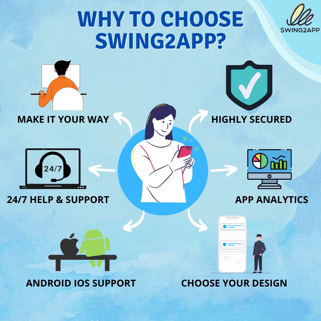 Swing2App's tweet image. Checkout the best reasons to choose Swing2App!

If you are planning to develop an App but do not know how to code, Swing2App is the solution.

Visit: swing2app.com

#codelessapp #Android #iOSDev #nocodeapps #codeless #appdevelopingapp #appmaker #appbuilder  #swing2app