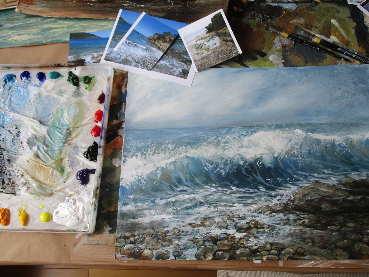 Studio work , news and more over at judithyates.com
#artistsontwitter #Multimedia  #art