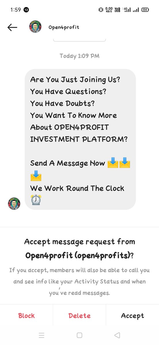 PrinceB44501784's tweet photo. Scammer Sir ji..@open4profit https://t.co/d4yPPTsjiP