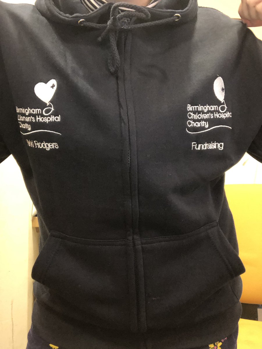 Not got your staff hoodie yet? Why not! Drop me a message or pop into our Fundraising Hub or BWH office to get yours 💜🎈