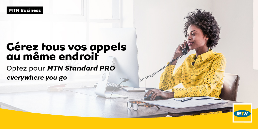 MTNBusinessCG's tweet photo. #MTNStandardPRO est un standard téléphonique aux fonctions de PABX permettant de gérer tous vos appels de manière professionnelle (renvoi, routage, personnalisation de l'accueil lors de la réception des appels) et avec appels illimités entre les utilisateurs.
#MTNBusiness #MTN https://t.co/C7DHuYWHCY