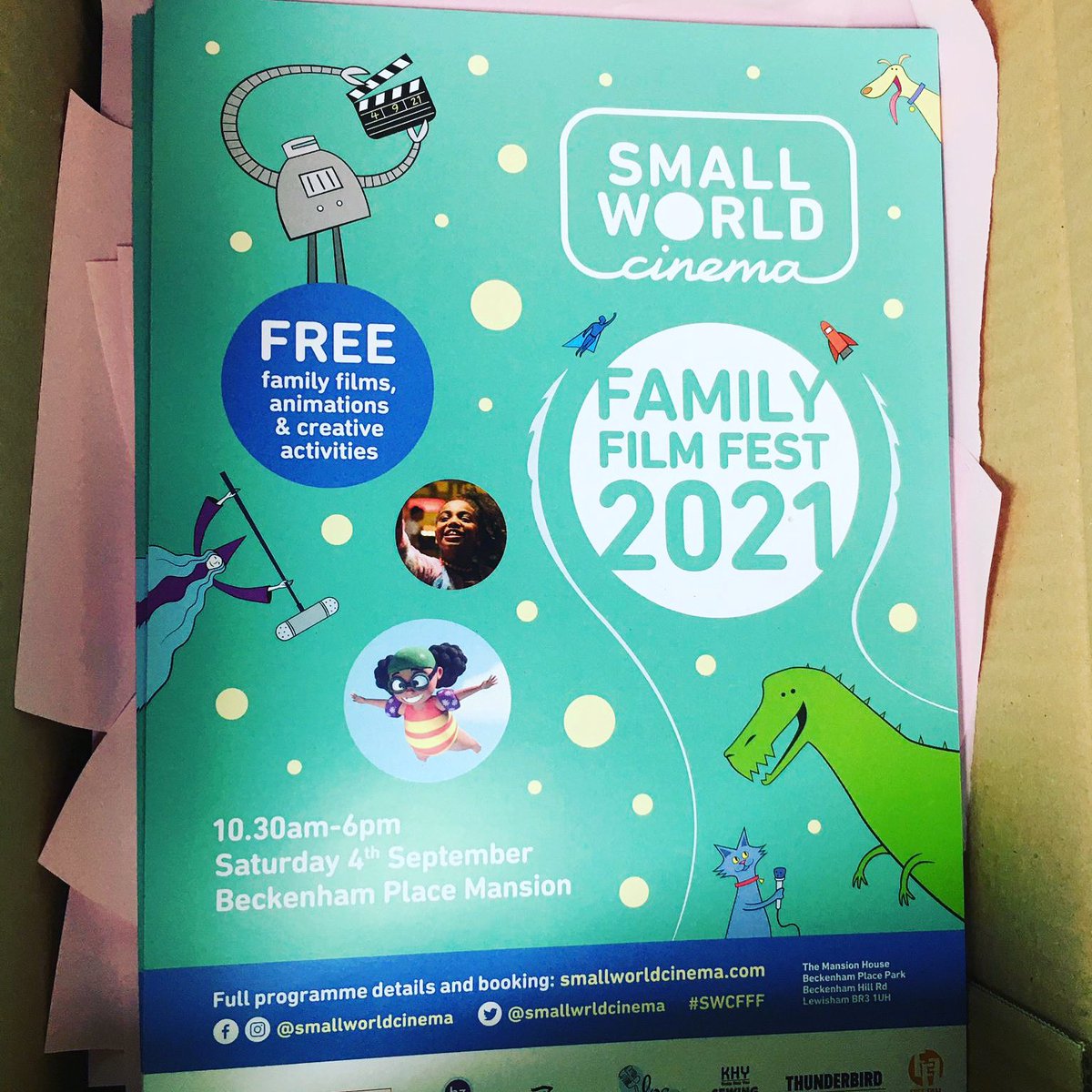 Smallwrldcinema (@smallwrldcinema) on Twitter photo Our posters have arrived! Designed and illustrated by <a href="/failingmath/">Mat Bartlett</a>. We love them!!! 👀 Look out for them going up in #selondon Our posters have arrived! Designed and illustrated by <a href="/failingmath/">Mat Bartlett</a>. We love them!!! 👀 Look out for them going up in #selondon