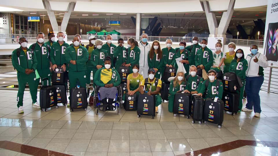 Wishing the SA Paralympics team all the best as they represent our beautiful country in Tokyo! 🇿🇦

[📷: Team SA]