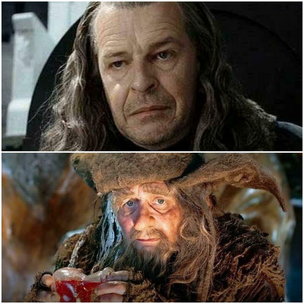 Happy birthday to John Noble (Denethor) and Sylvester McCoy (Radagast)! 