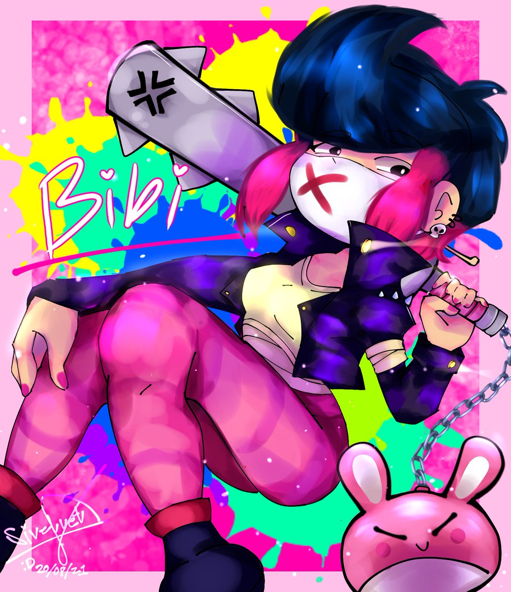 sivelvety's tweet photo. ❣BIBI❣
- 
TimeTaken:5Hours 55Minutes
IbisPaint X
Using only Fingers 
-
I Can't even chose the Bg for this :'c 
So...i chose Both of Them :D 
-
I hope Y'll like it❣💖💖

@BrawlStars 
#BrawlStars #BrawlStarsArt #brawlstarsfanart #brawlstarsbibi #BadRandoms #badrandomsart #FANART https://t.co/ccnBuSQdeV
